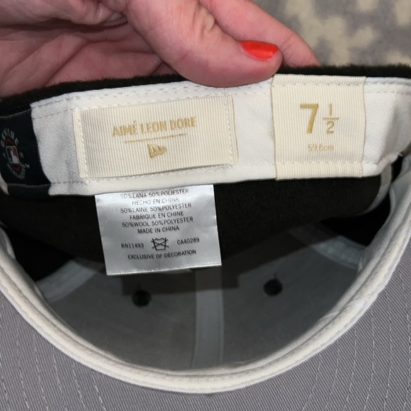 ⚾️NY Mets⚾️ NWOT S7.5 Limited Edition Aime Leon Dore Black/Orange Hat. - Picture 3 of 5